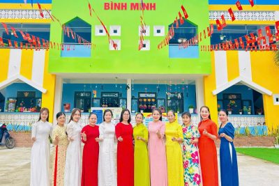 TRƯỜNG MẦM NON BÌNH MINH HƯỞNG ỨNG TUẦN LỄ ÁO DÀI VIỆT NAM