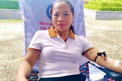 Tập thể cán bộ, giáo viên, nhân viên Trường Mầm non Bình Minh tham gia chương trình Hiến máu tình nguyện “Một giọt máu cho đi – Một cuộc đời ở lại”.