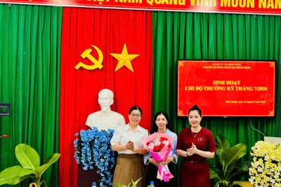 Sinh hoạt chi bộ thường kỳ tháng 7/2026